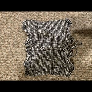 Checkered tube top